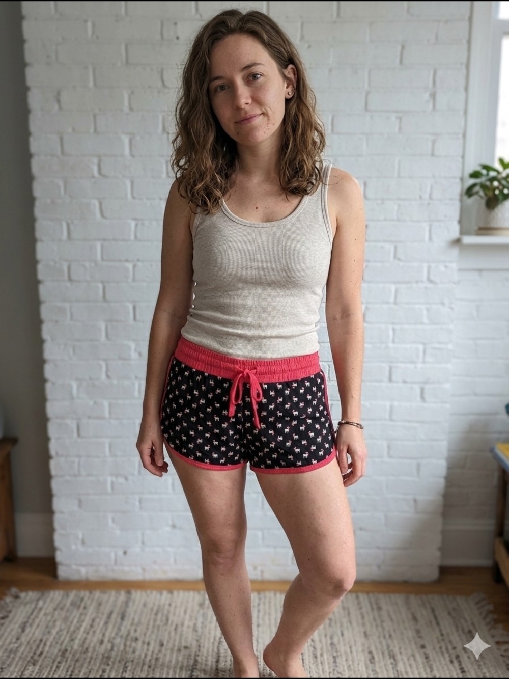 Victoria's Secret Women's Reindeer-print Sleep Shorts
